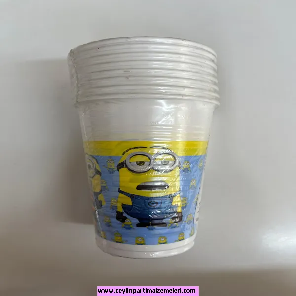 Minnion Temalı Karton Bardak